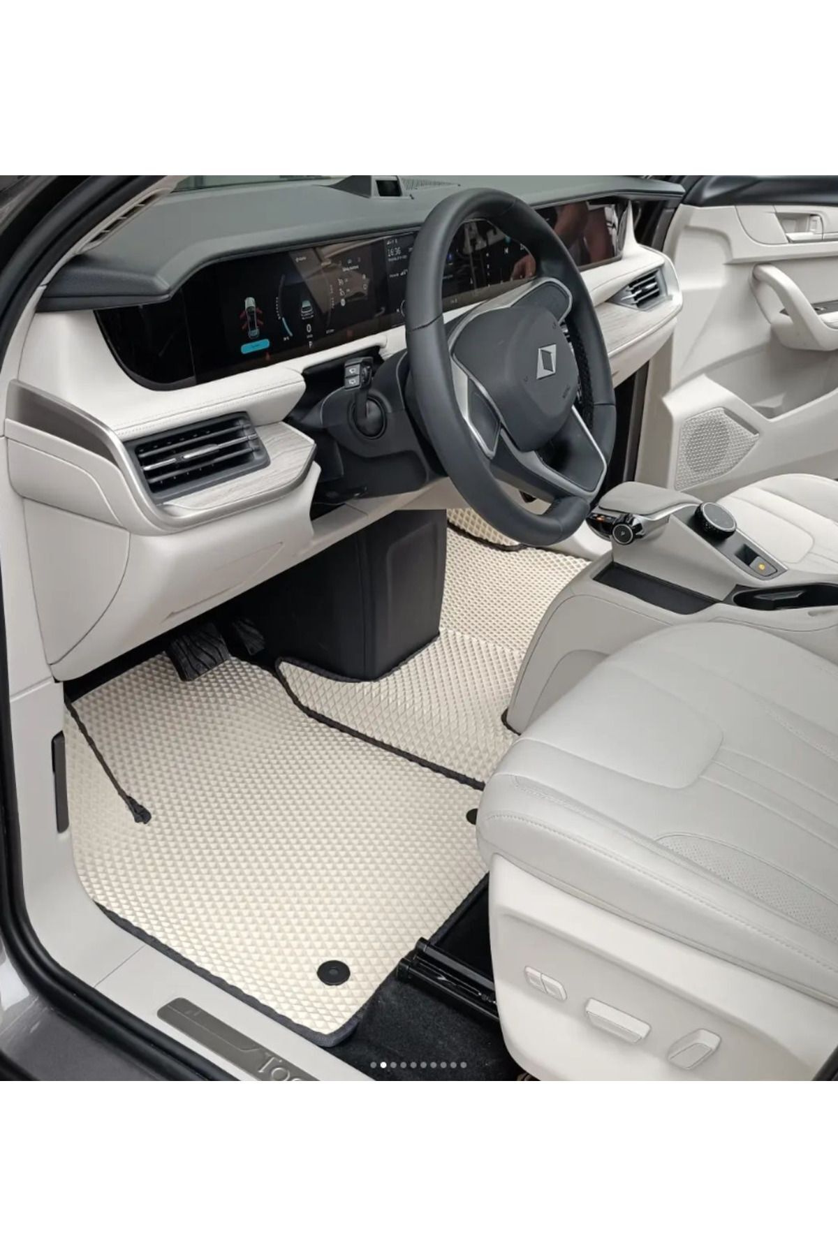 Togg T10 2023-2025 Uyumlu Yeni Nesil Araca Özel Akıllı Oto Paspas Havuzlu Oto Paspas Araba Paspas