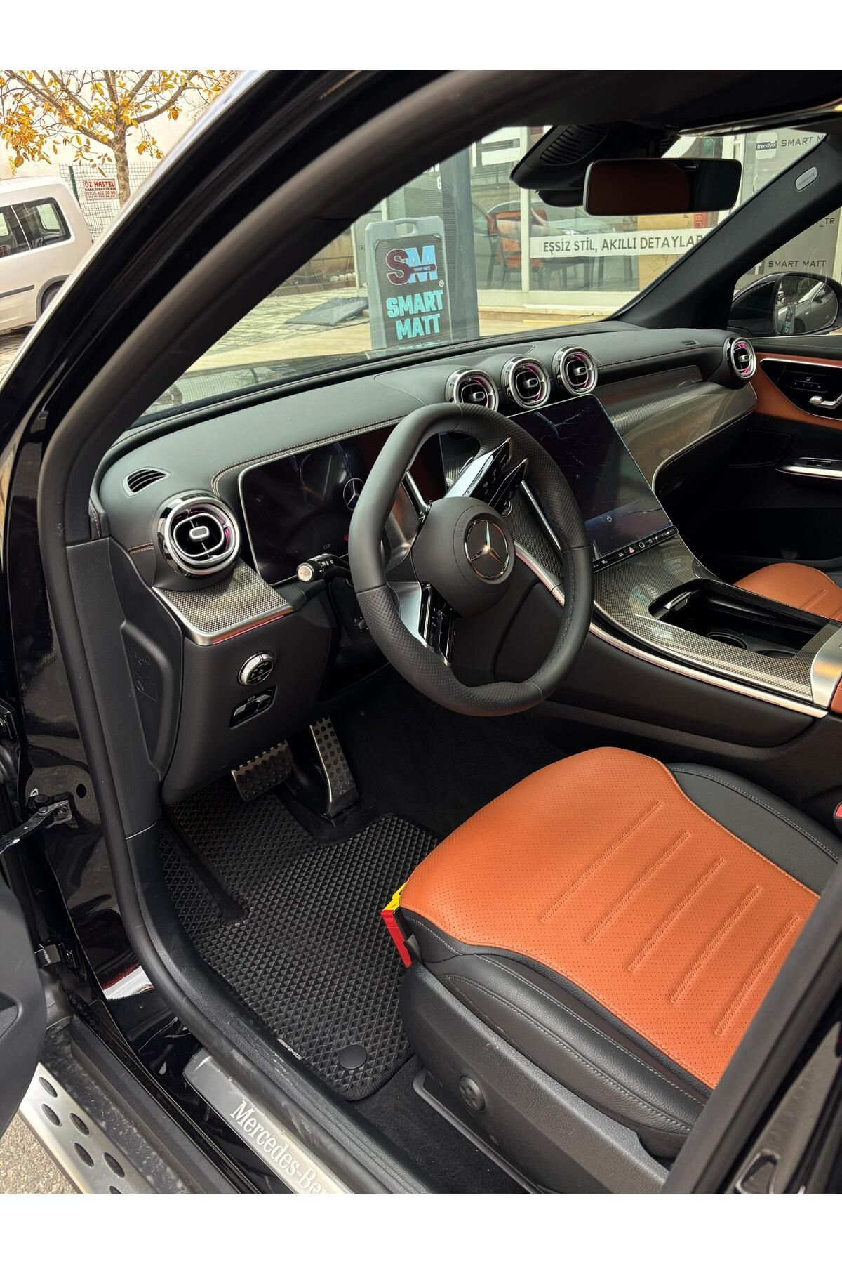 Mercedes Glc 2024-2025 Uyumlu Yeni Nesil Akıllı Oto Paspas Araba