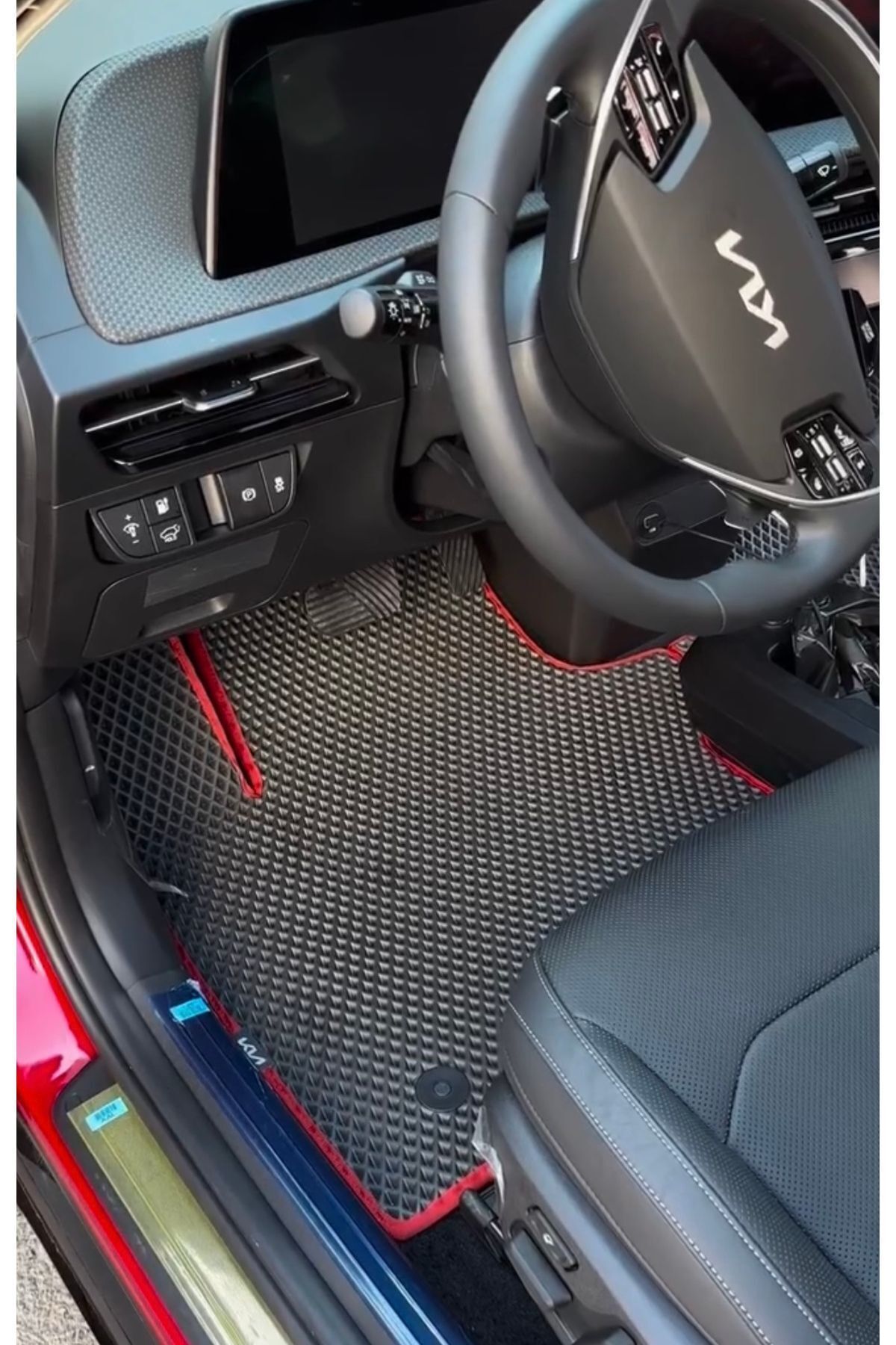 Kia Ev6 Uyumlu 2021-2025 Yeni Nesil Araca Özel Akıllı Oto Paspas Havuzlu Oto Paspas Araba Paspas