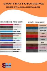 Chery Tiggo 8 Pro Full Set 7 Koltuk 2022-2024 Avantgarde & Exelınt Paspas Takımı (7 KİŞİLİK) Uyumlu