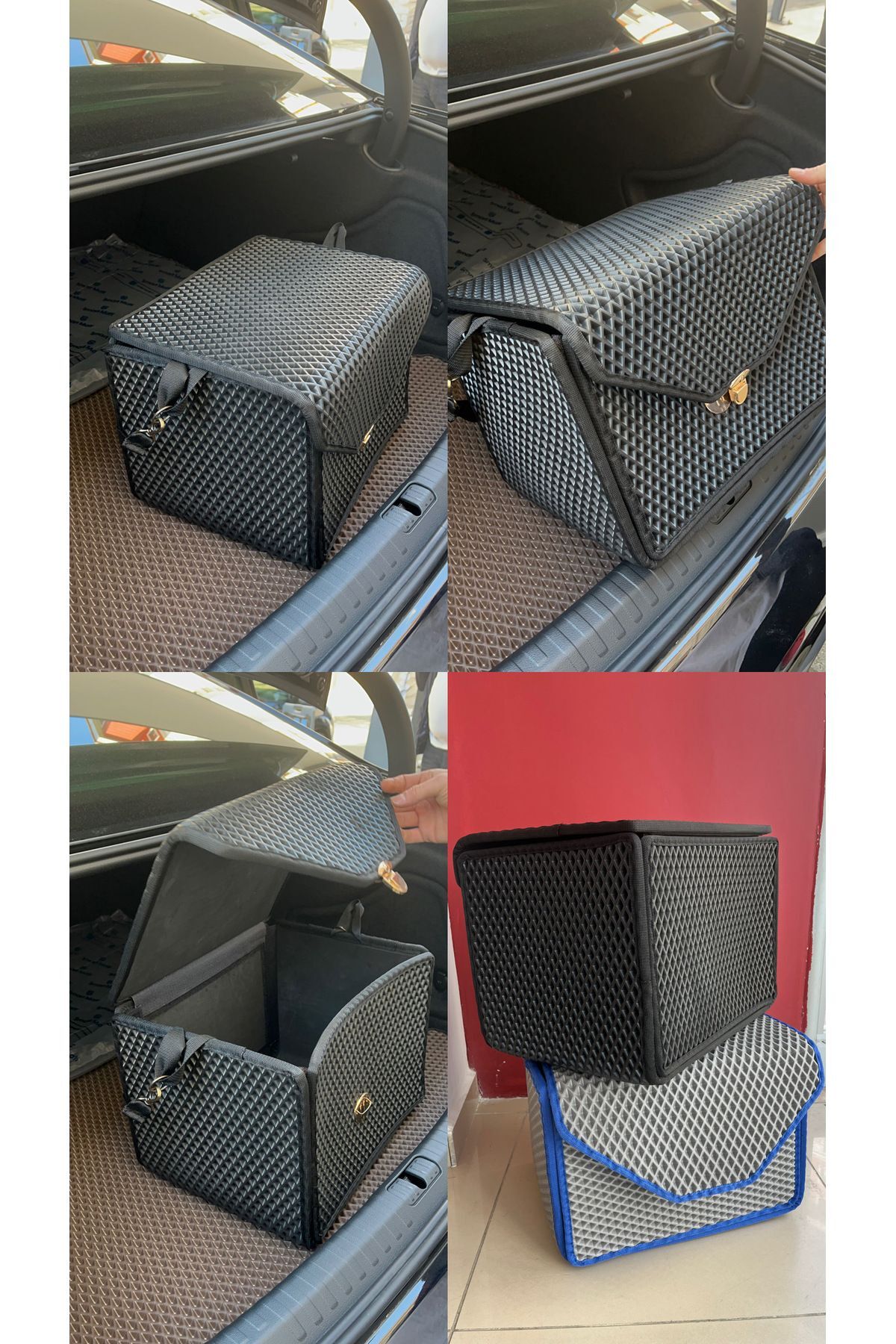 ARABA BAGAJ ORGANİZER ARAÇ ALET EŞYA KATLANABİLEN OTO ÇANTA