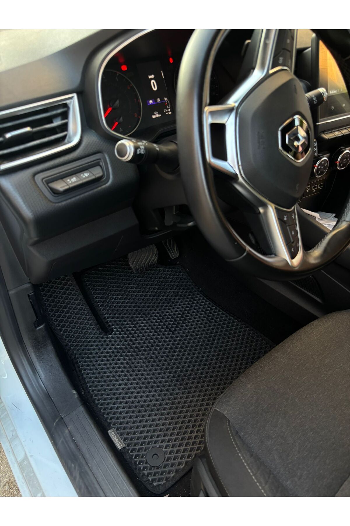 Renault Clio 5 2019-2025 Uyumlu Yeni Nesil Araca Özel Akıllı Oto Paspas Havuzlu Oto Paspas Araba