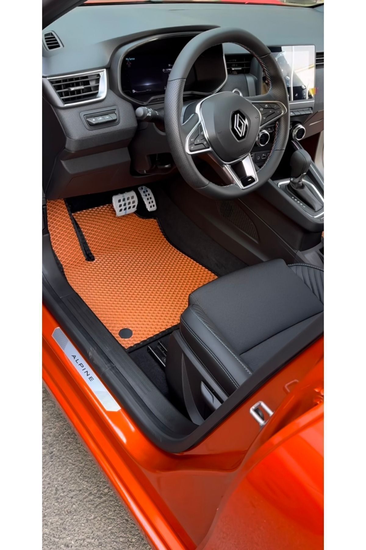 Renault Clio 5 2019-2025 Uyumlu Yeni Nesil Araca Özel Akıllı Oto Paspas Havuzlu Oto Paspas Araba