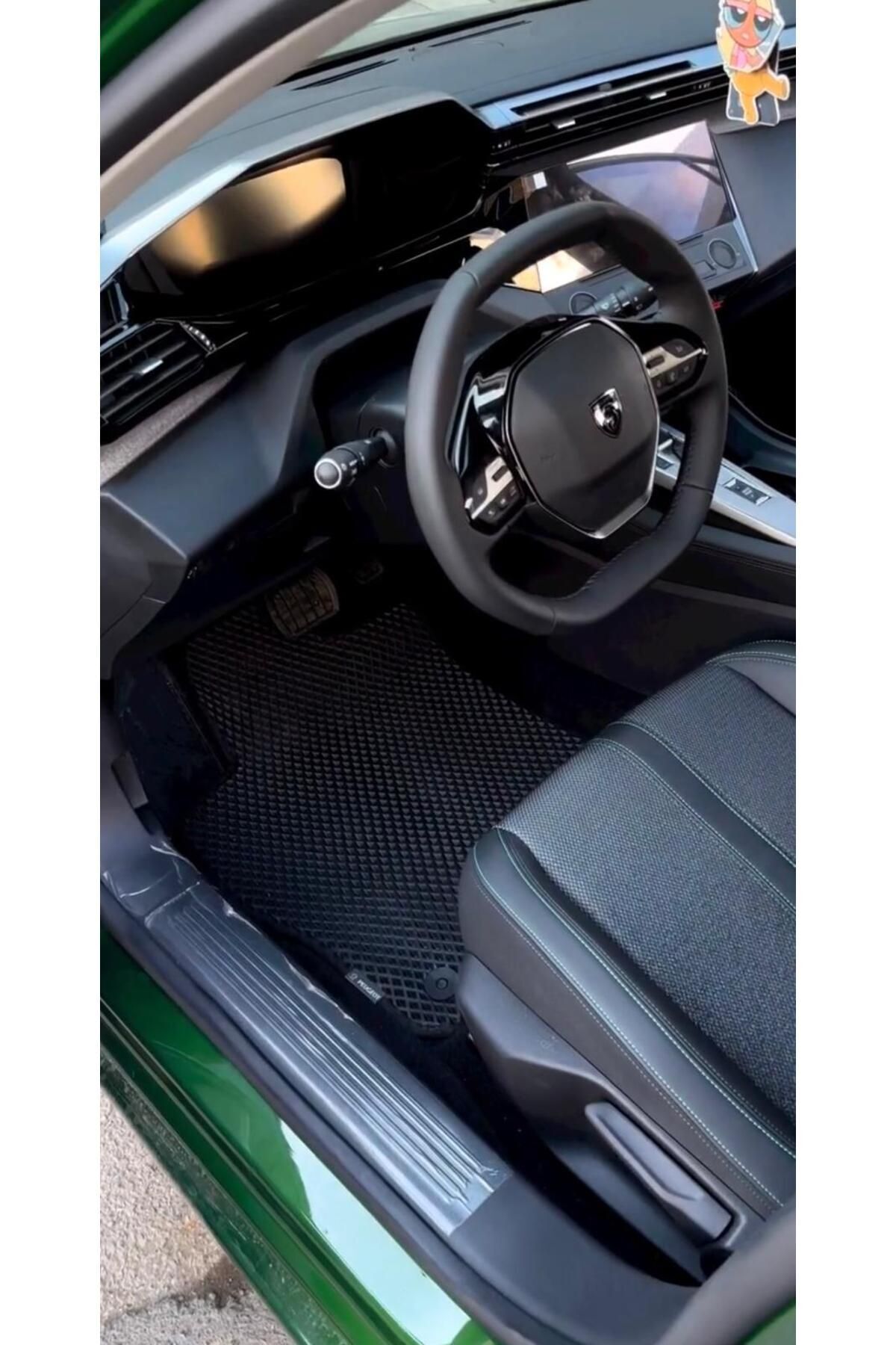 PEUGEOT 308 (2007-2012)  Uyumlu Yeni Nesil Araca Özel Akıllı Oto Paspas Havuzlu Oto Paspas