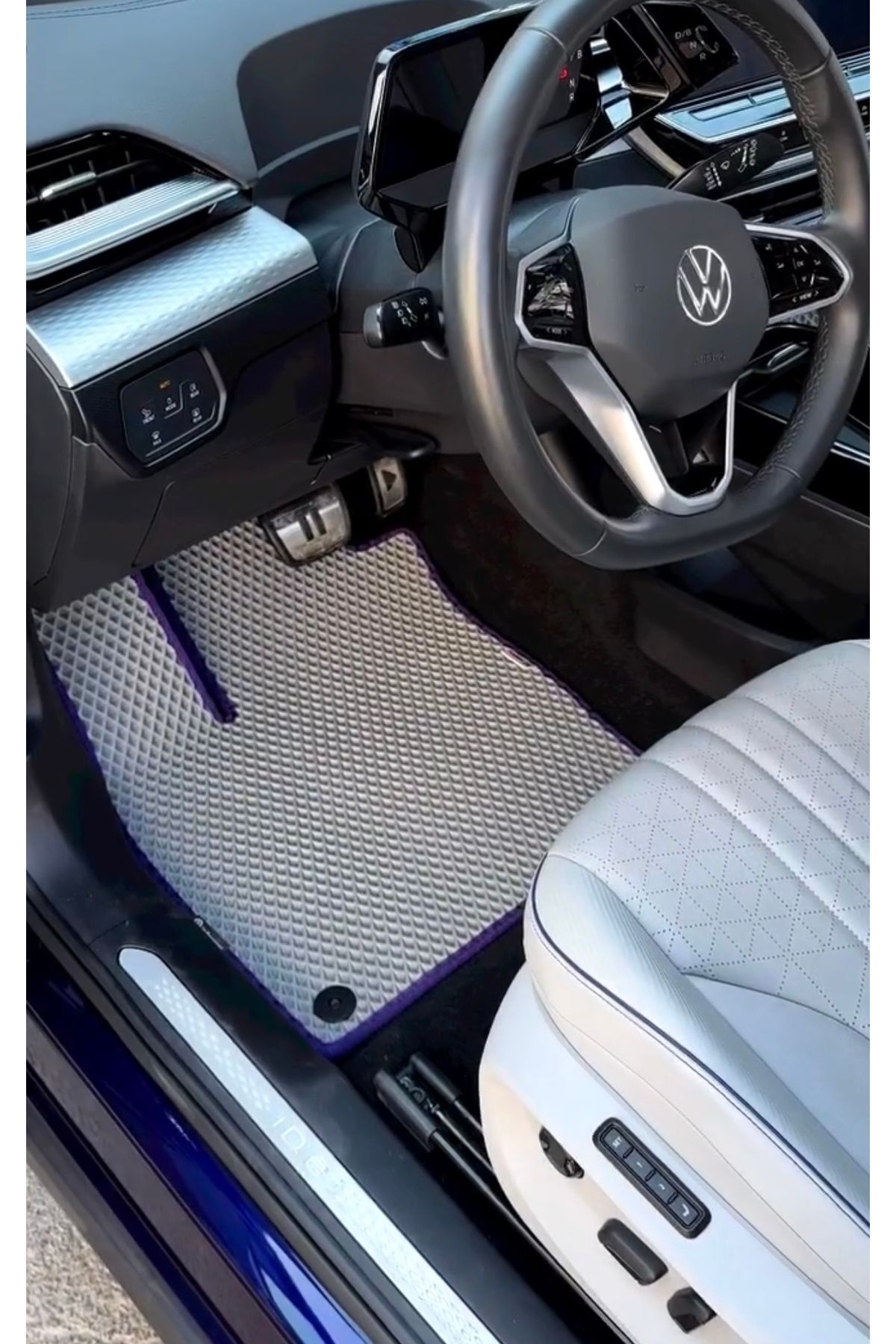 Volkswagen Id.6 2021 -2024 Uyumlu Yeni Nesil Araca Özel Akıllı Oto Paspas Havuzlu Oto Paspas